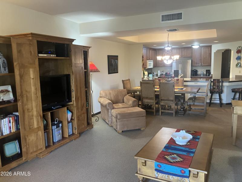 from Living Room to Kitchen