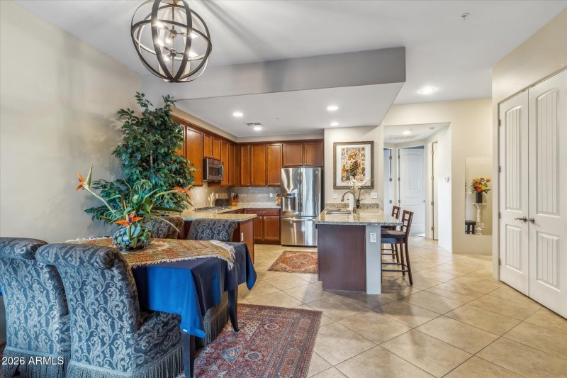 Dining area in Great Room