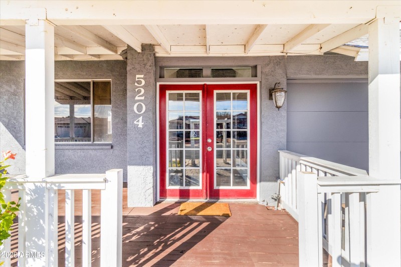 Front Poor with a Statement Door