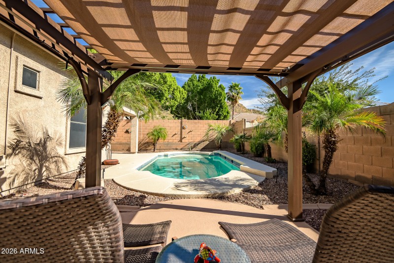 Gazebo overlooking Pool