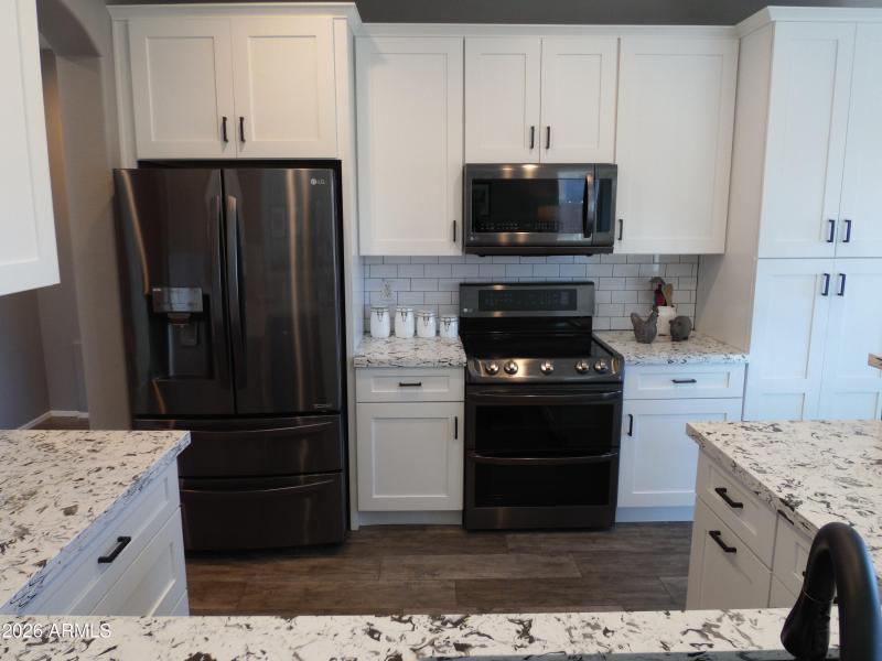 Kitchen stove and pantry