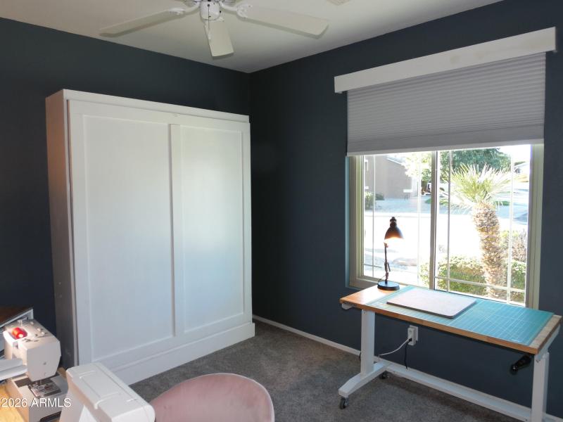 Murphy bed in bedroom 2