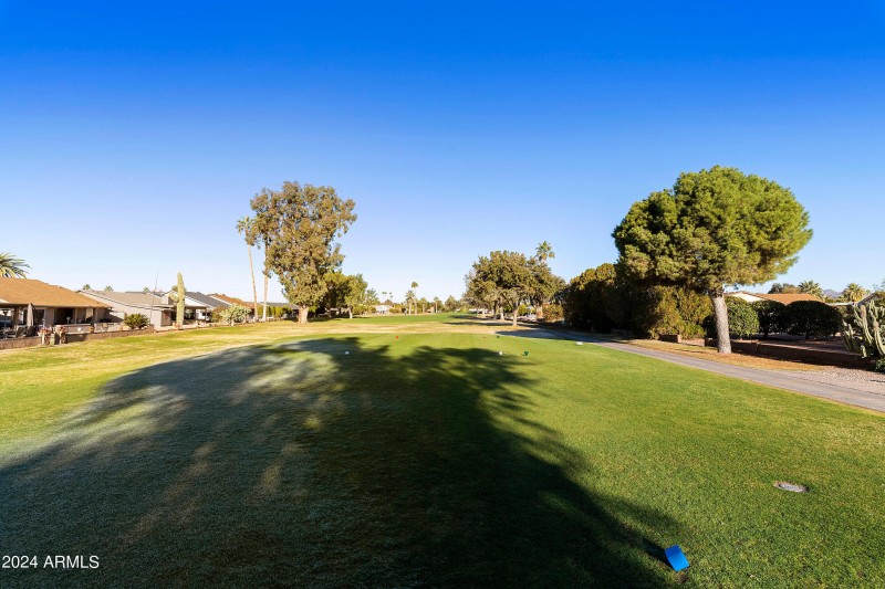 16th Tee Box Behind Property