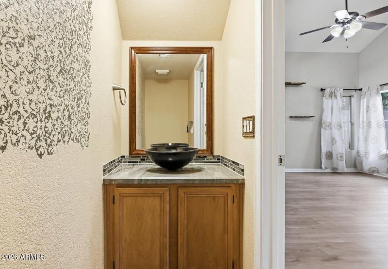 half bath downstairs