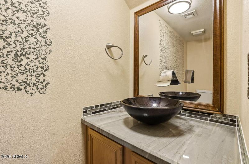 half bath downstairs