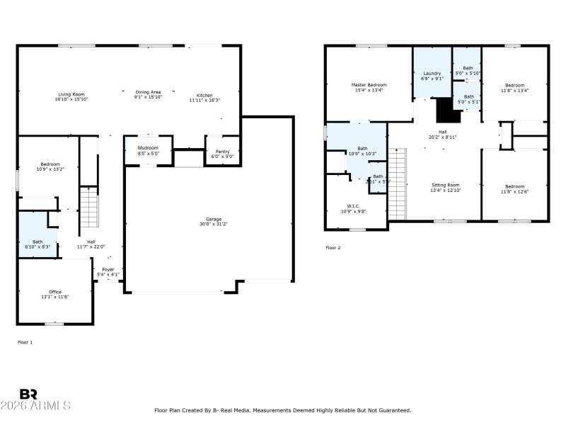 2037 E Wetleaf Both Floor Plans