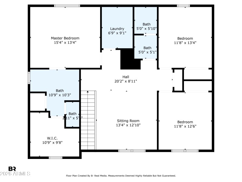 2037 E Wetleaf Upstairs Floor Plan