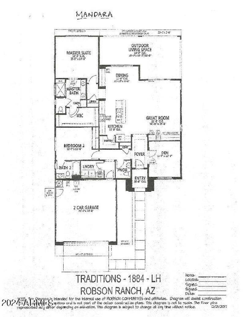 Mandera Floor plan