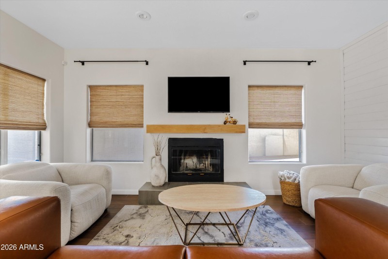 Secondary living space off of kitchen