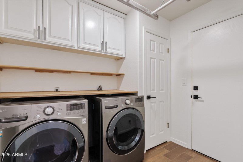 Downstairs laundary room