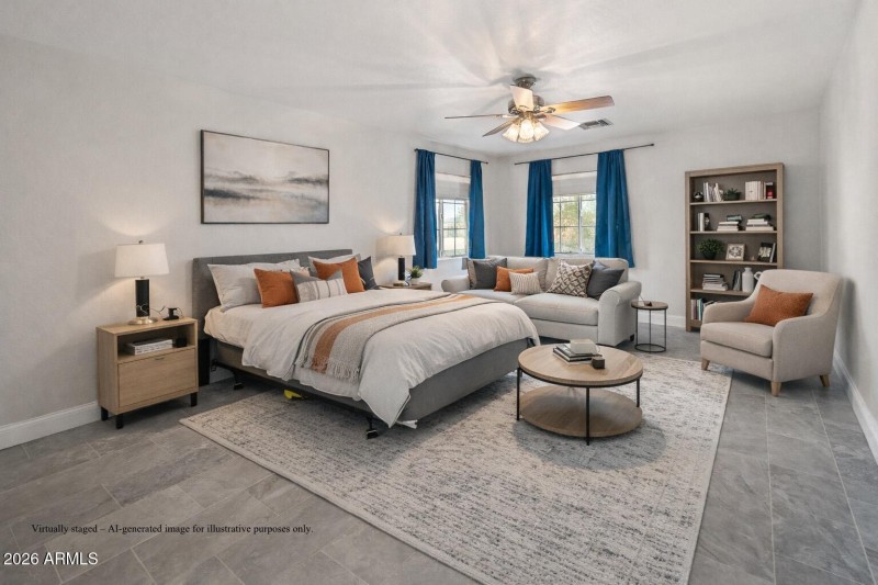 main floor primary room - AI