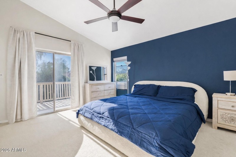 Owners suite with private balcony