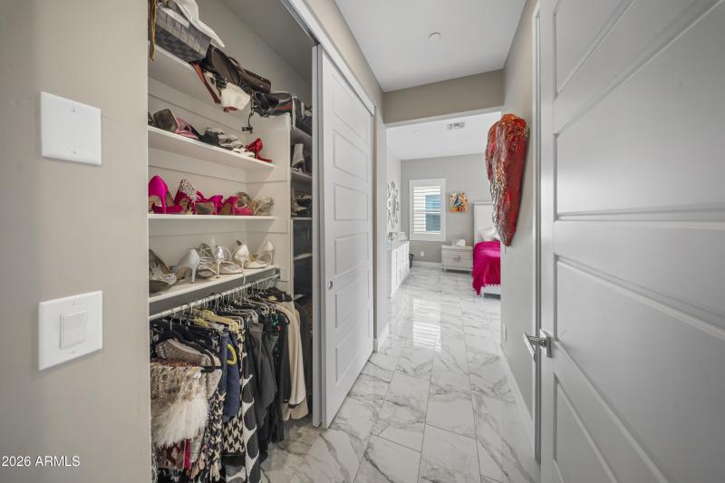 Primary Closets + walkin