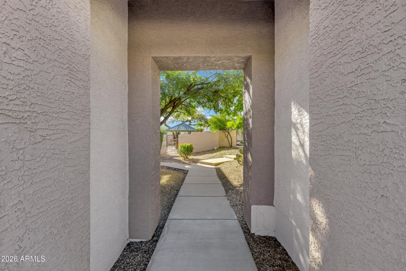 Front walkway