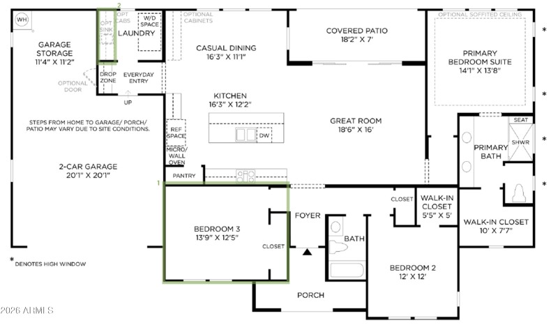 Elmhurst Craftsman Floorplan