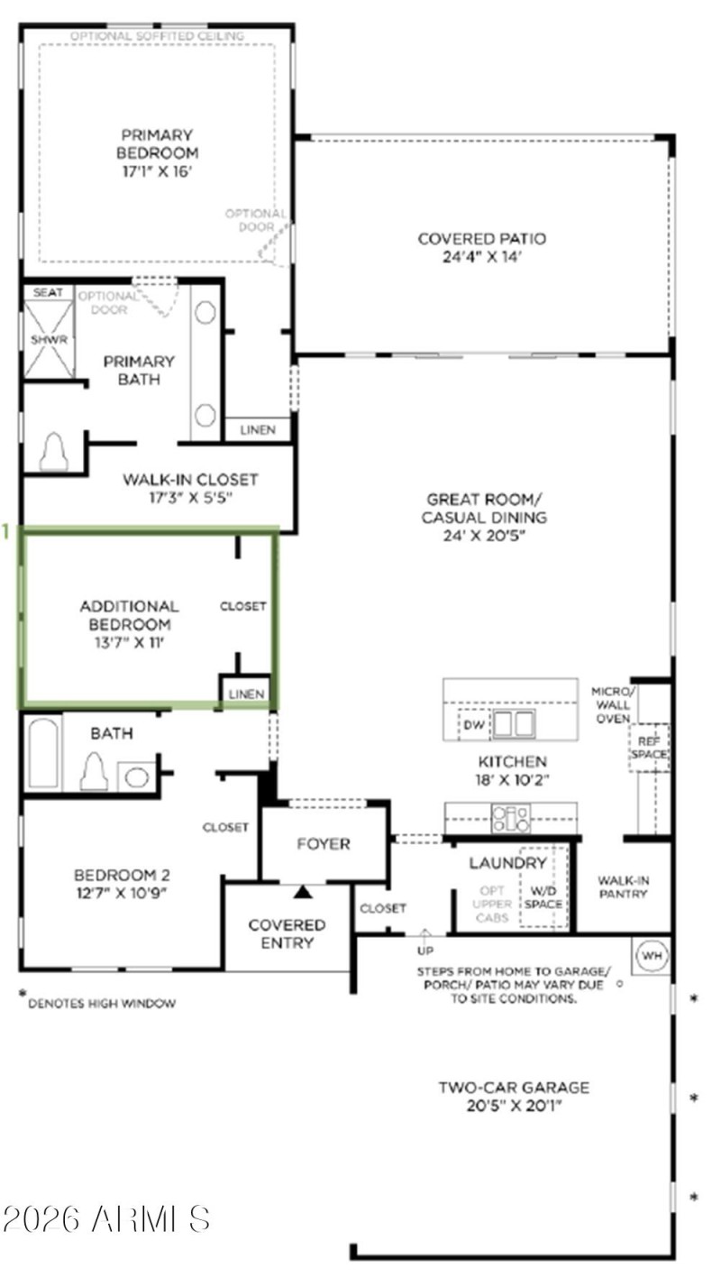 Greenville Craftsman Floorplan
