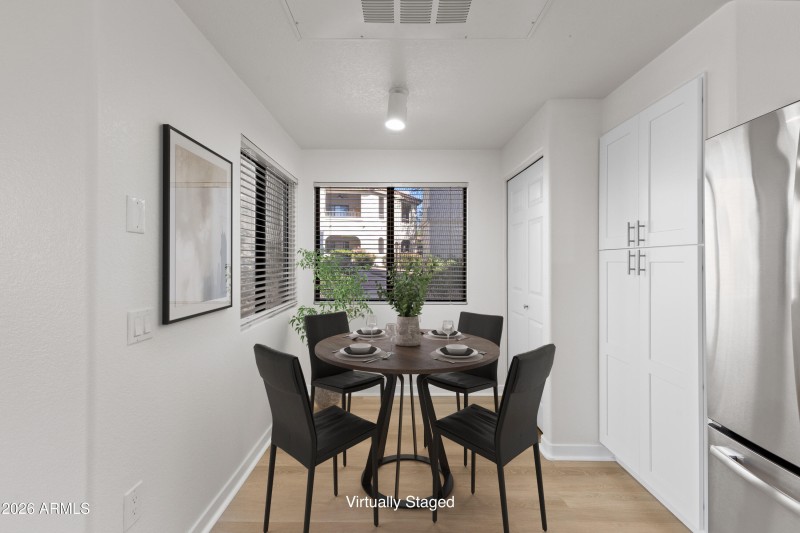 Eat-In Kitchen, Staged