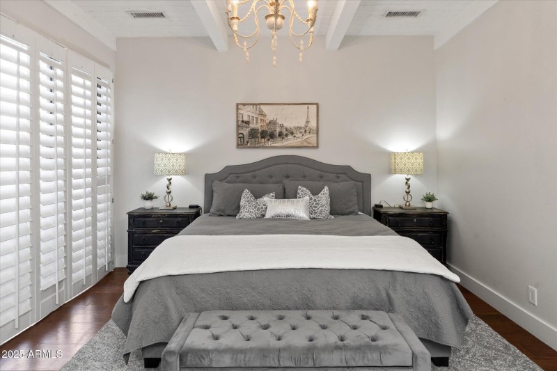 Primary Bedroom w/ Back Patio Access