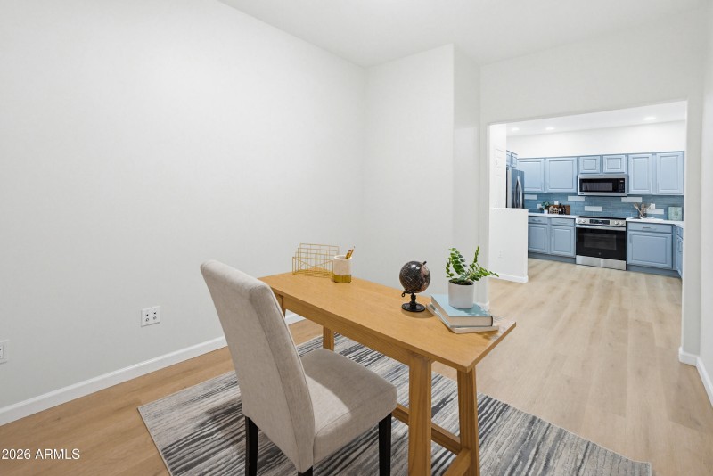 View from Dan to Kitchen