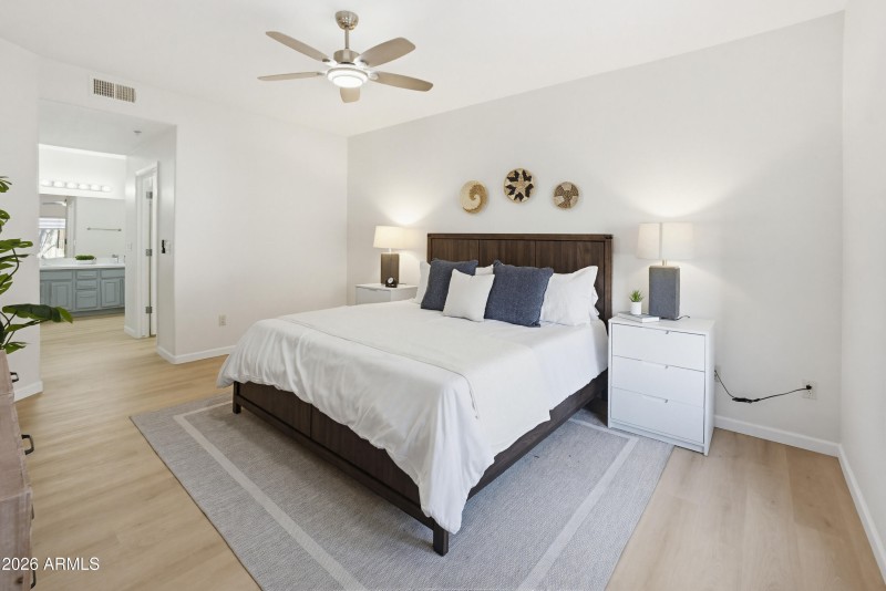 View From Master to Master Bathroom