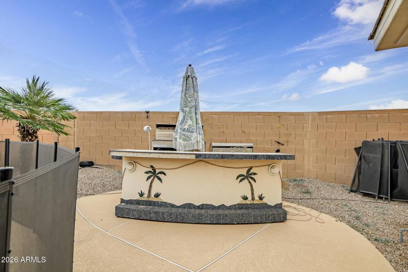 Backyard Kitchen Island