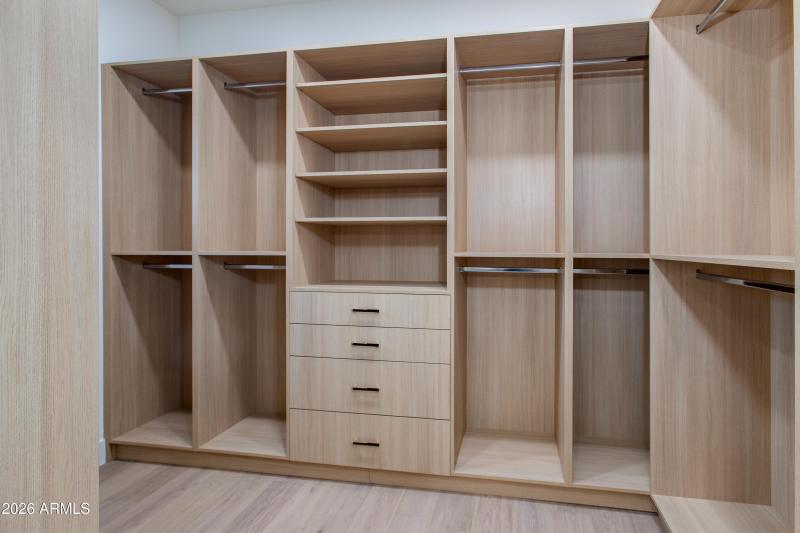 1st Floor Primary Custom Closet