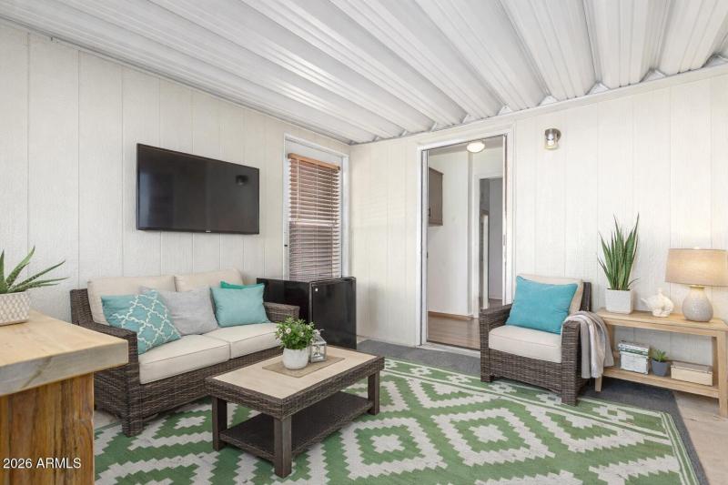 Virtually staged AZ room