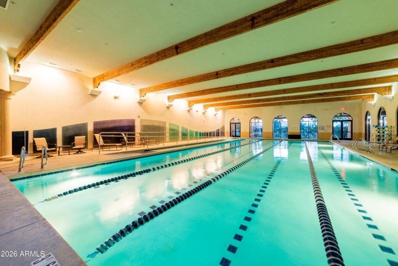 Indoor lap pool