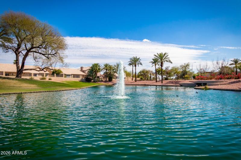 Community Lake w/water Feature