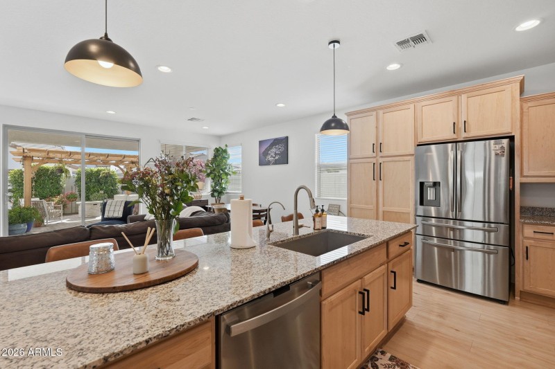 Kitchen with Pendants