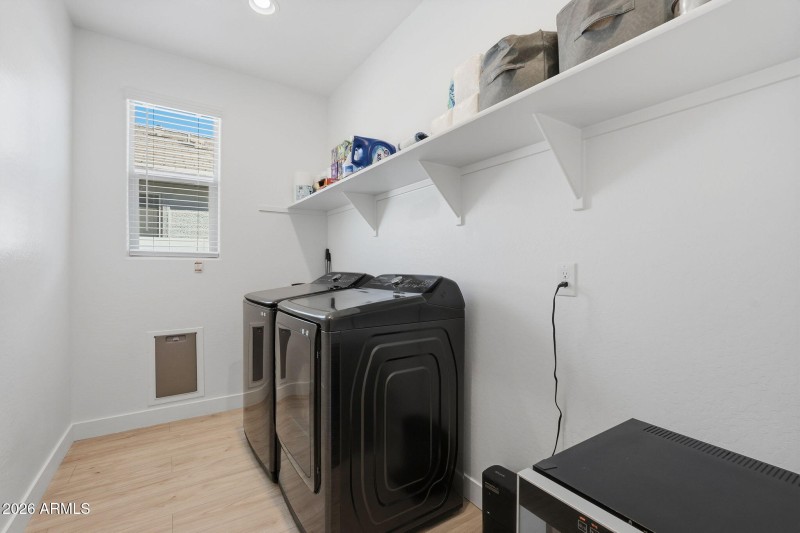 Laundry with Dog door