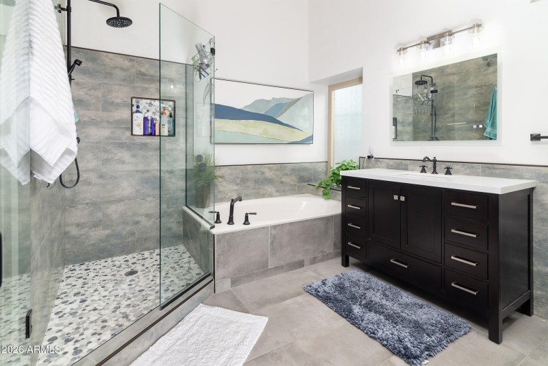 Remodeled Master bathroom