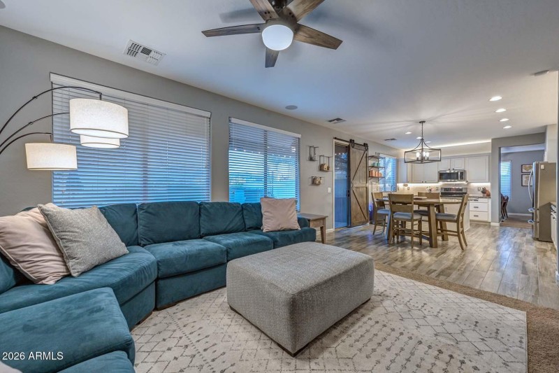 Night-Family Room-Kitchen