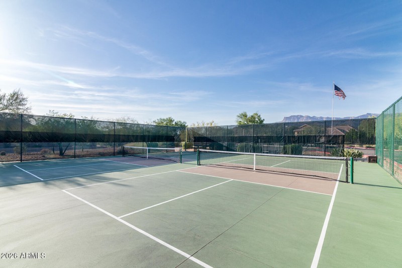 Tennis and pickleball courts