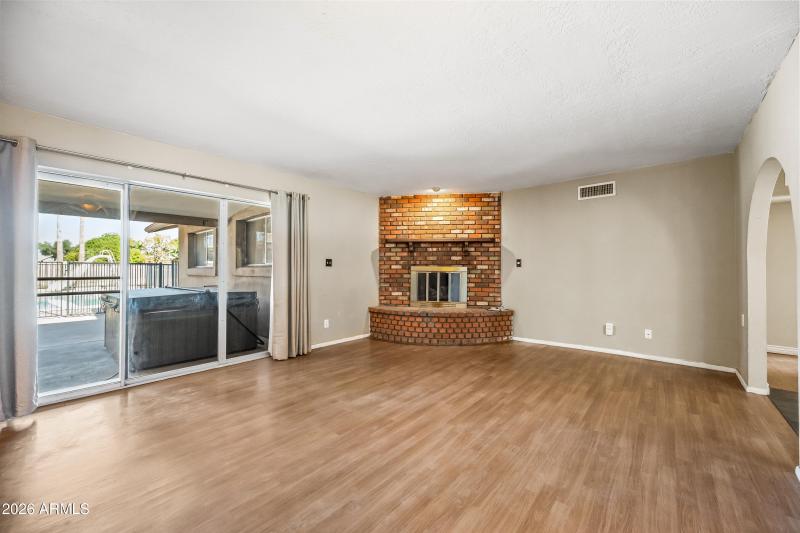 Great room from Kitchen