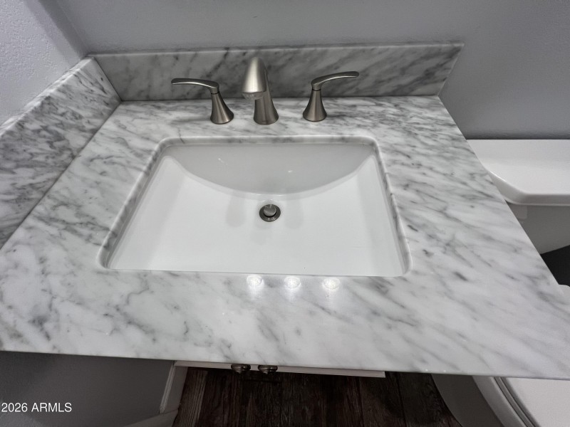 Beautiful downstairs bath countertop