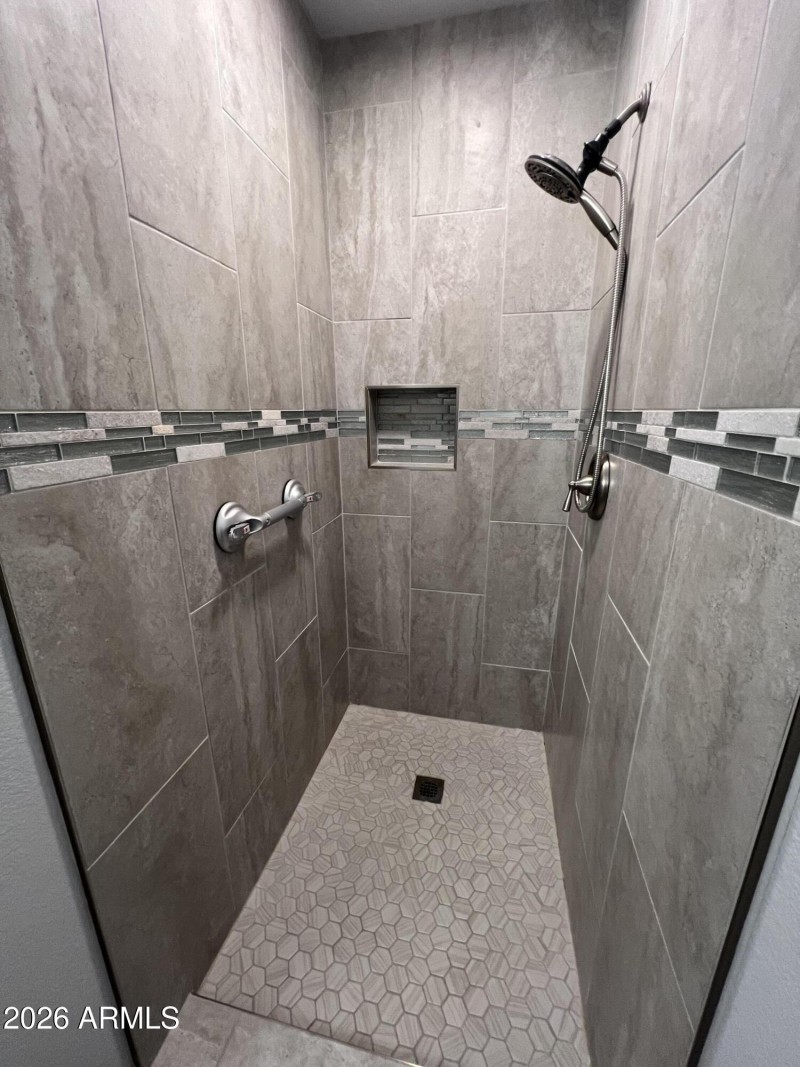 Walk-in shower Downstairs