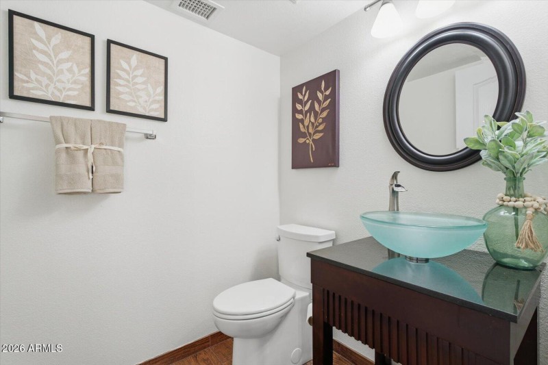 Downstairs half bath