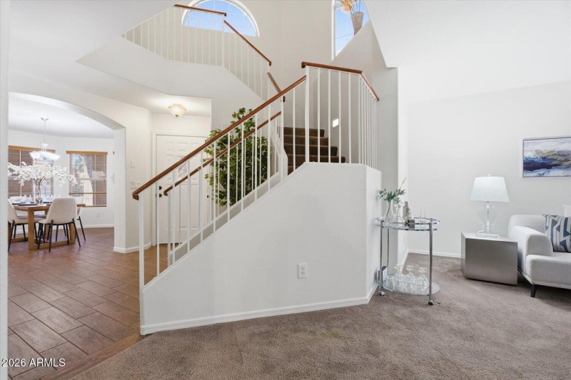 Sitting room to stairs