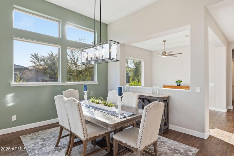 Dining in Great Room