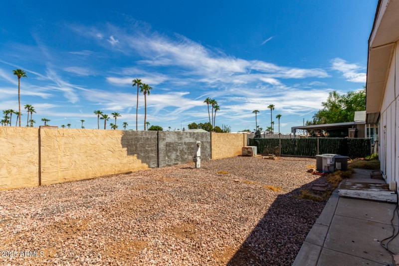 Fenced Back Yard