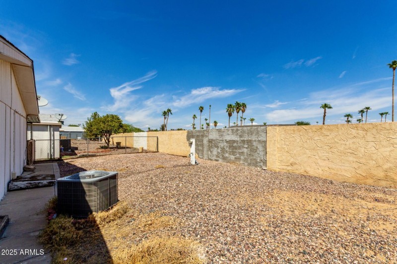 Fenced Back Yard