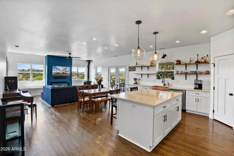 Great room/ Open concept