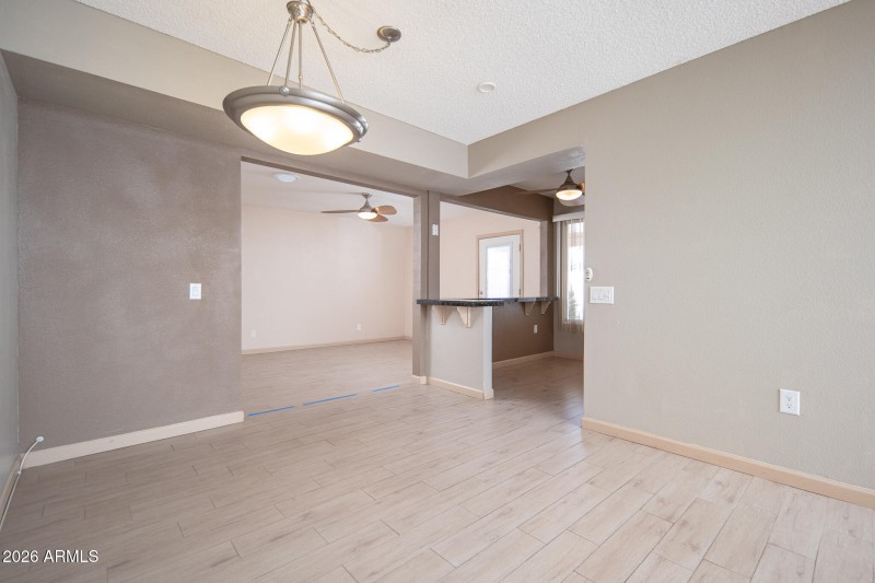 Great Room View toward Den Area