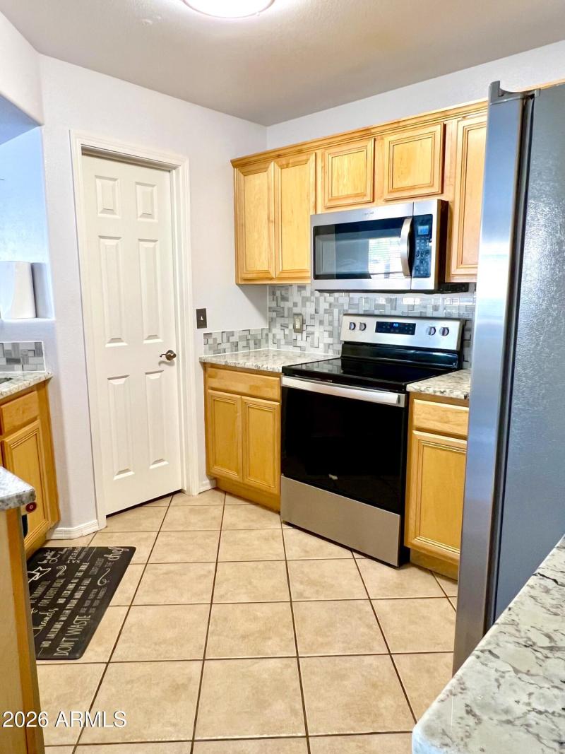 stainless appliances