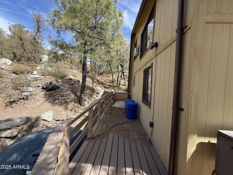 Wrap around trex deck