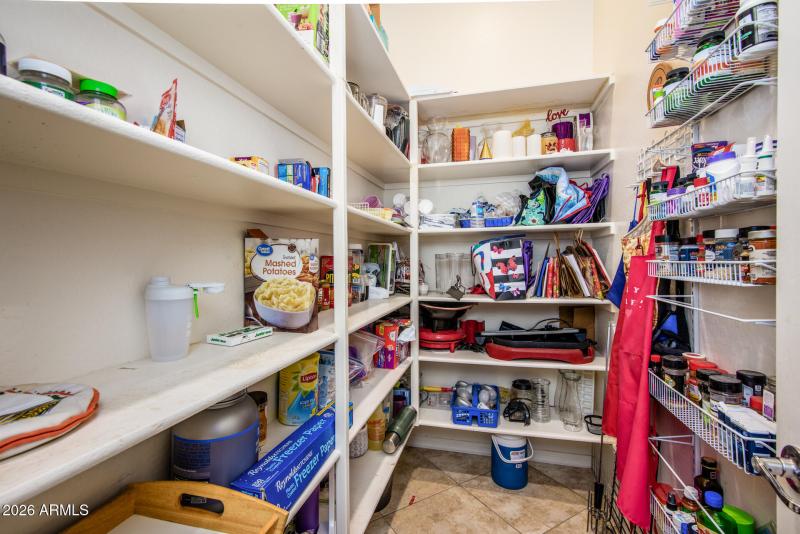 Large walk in pantry