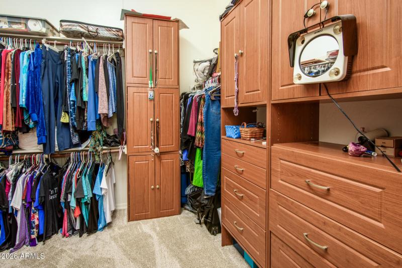 Large primary closet