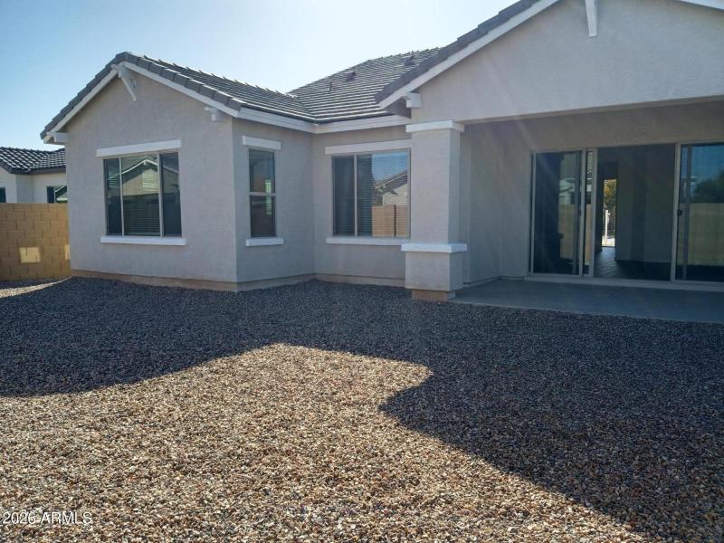 Rear Elevation w/Covered Patio