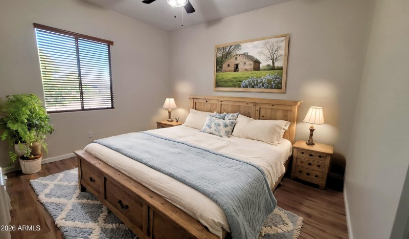 Bedroom 3 virtually staged